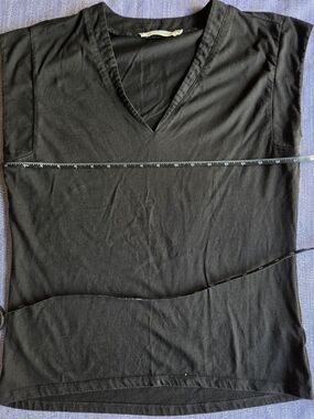 Ellison Black V-Neck Muscle Tee